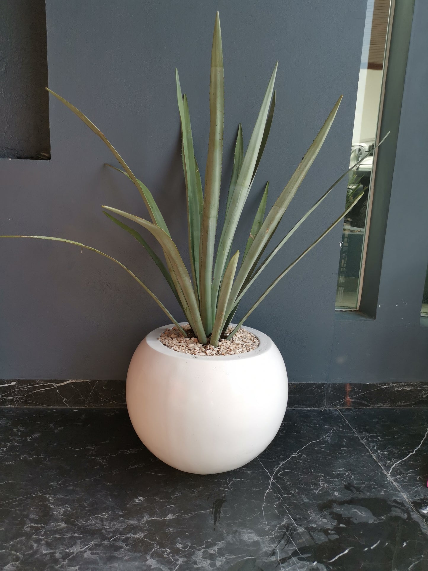 Maceta Burbuja de Fibra de vidrio Macetón Grande tamaños y colores disponibles