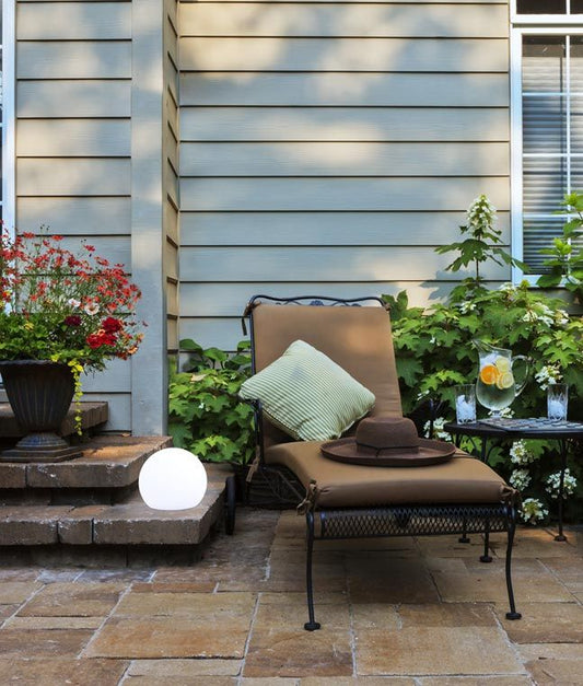 Lámpara solar LED varios colores para exterior 4 tamaños resistente decorativa