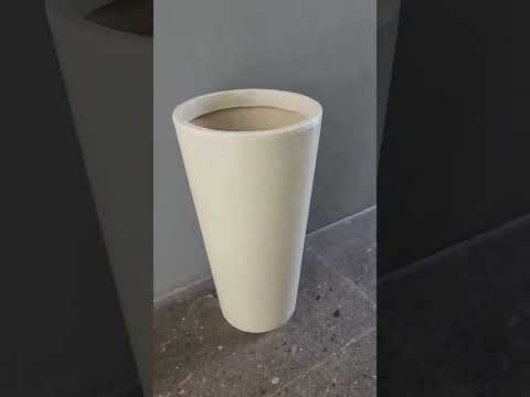 Maceta Minimalista Conica Mediana Resistente Ligera varios colores