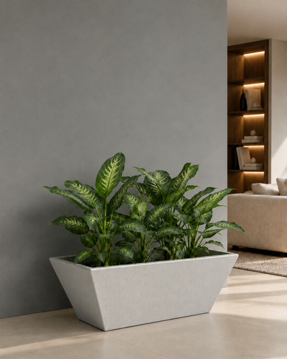 Maceta Jardinera Piramidal Moderna Resistente Exterior 60 cm