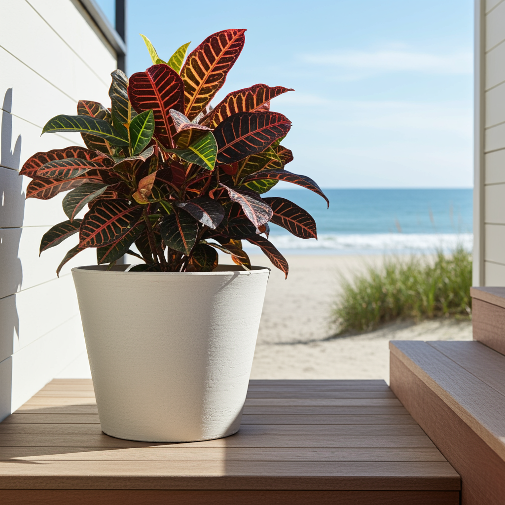 Maceta Chica Texturizada para Exterior o Interior 36 x 28 cm Colores