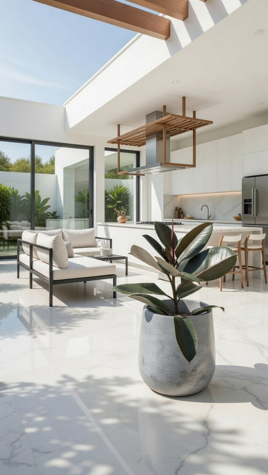 Maceta Chica Moderna y Resistente Cono Invertido 29cm