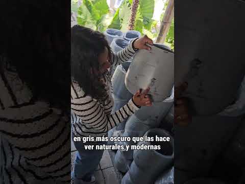 Maceta Chica Moderna y Resistente Cono Invertido 29cm